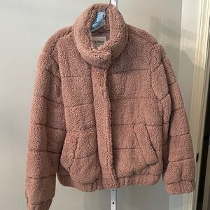 UpWest Pink Sherpa Jacket